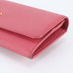 Prada Saffiano Leather Card Case with Wallet Zip Around — view 3