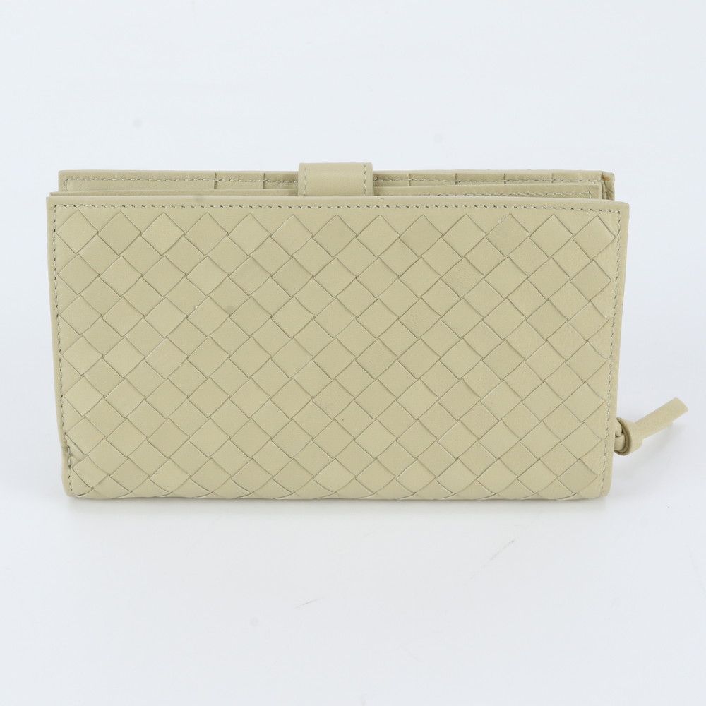 Bottega Veneta Intrecciato Braided Leather Bifold Wallet Compact — view 2