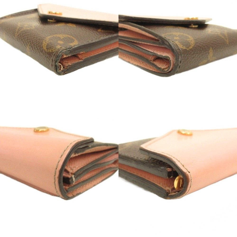 Louis Vuitton Monogram Portefeuille Zoe Trifold Wallet Pink — view 4