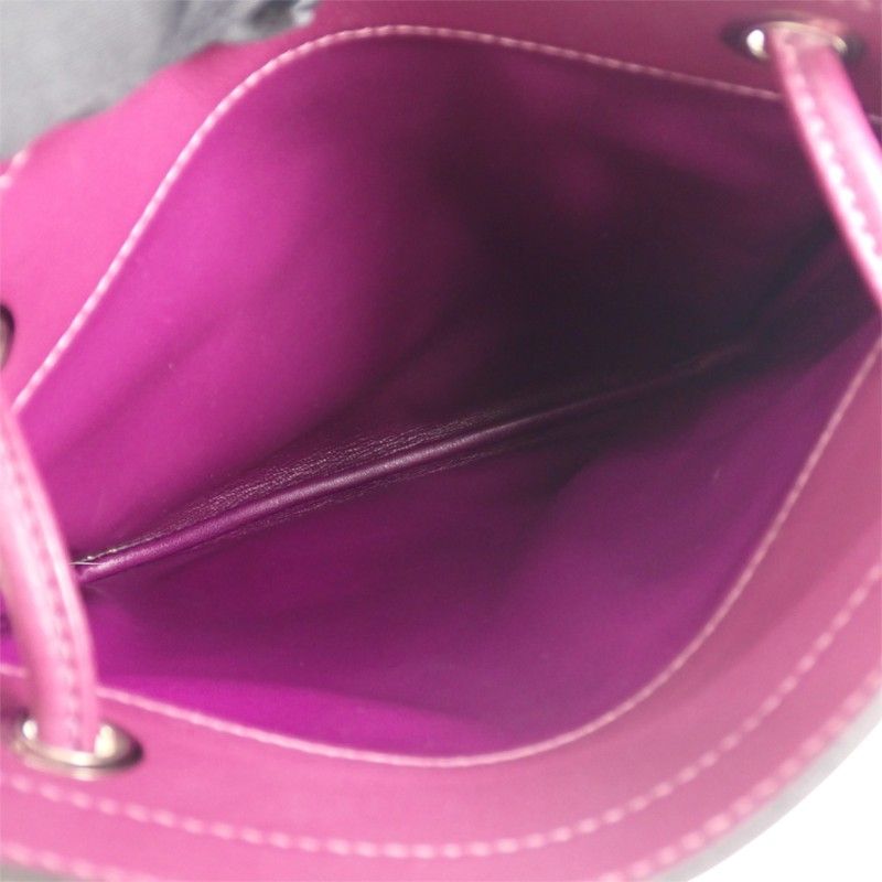 Hermes Sac Aline Mini Shoulder Bag Swift Agneau Milo Anemone Violet Silver — view 8