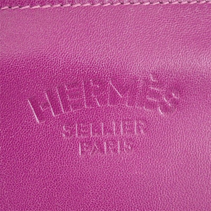 Hermes Sac Aline Mini Shoulder Bag Swift Agneau Milo Anemone Violet Silver — view 7