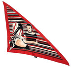 Hermes Pointe la Femme AU Carre Pattern Pointu Triangle Scarf Silk
