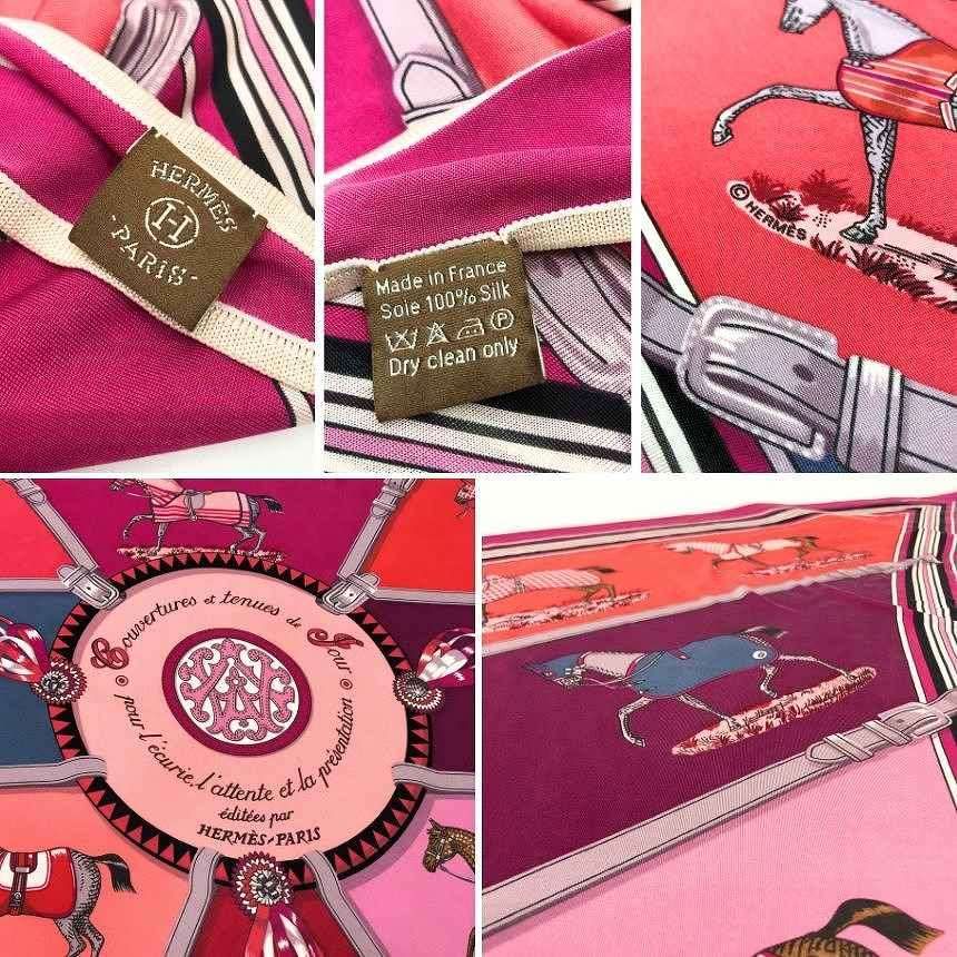Hermes Smooth Carre Pointe Triangle Scarf Maxi Jersey Couvertures Et Tenu — view 4