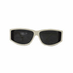 Celine Sunglasses Rectangle Frame Triomphe Logo Gold White Eyewear — view 2