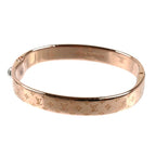 Louis Vuitton Metal Cuff Nanogram Bangle Bracelet — view 2