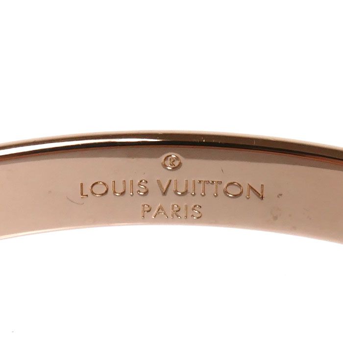 Louis Vuitton Metal Cuff Nanogram Bangle Bracelet — view 5