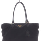 Prada Tessuto Nylon Tote Bag Black — view 3