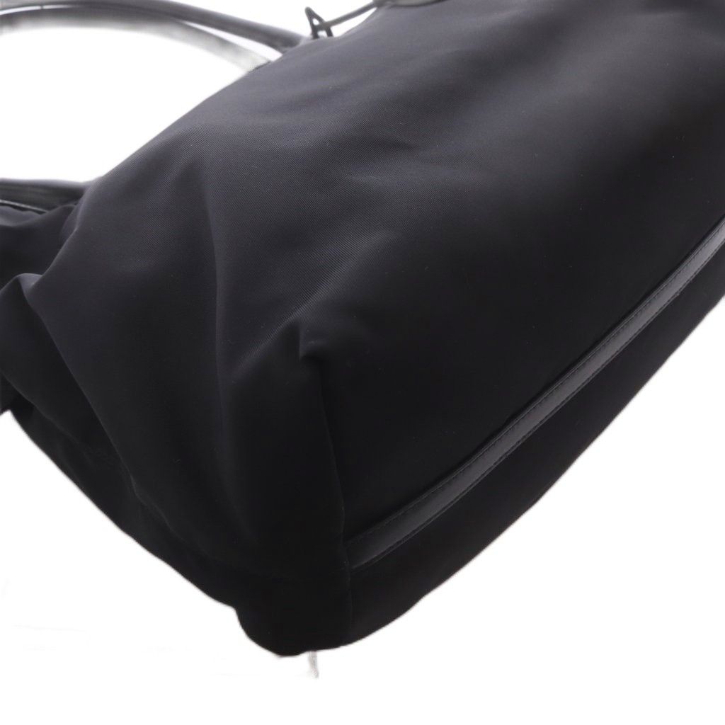 Prada Tessuto Nylon Tote Bag Black — view 5