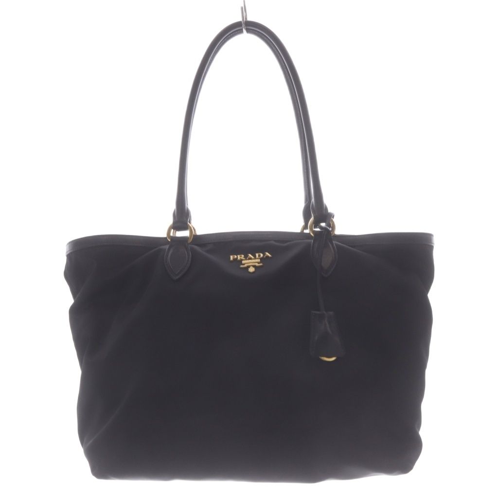 Prada Tessuto Nylon Tote Bag Black