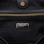 Prada Tessuto Nylon Tote Bag Black — view 8