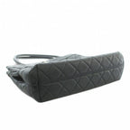 Chanel Quilted Caviar Leather Tote Bag Hand CC Logo Black — view 7