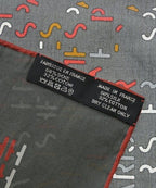 Hermes Bandana Scarf Gray — view 5