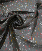Hermes Bandana Scarf Gray — view 4