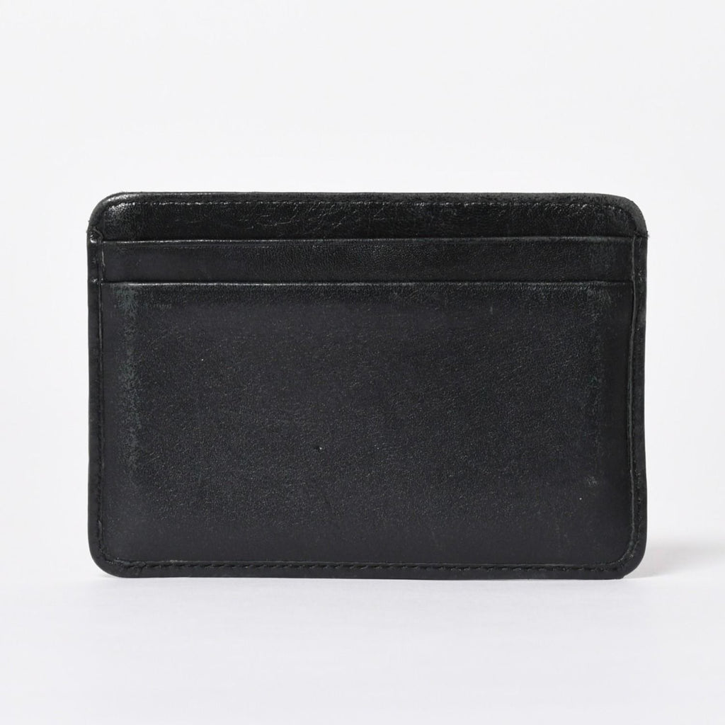 Chanel Cambon Line Card Case CC Logo Lambskin Black Pink — view 2