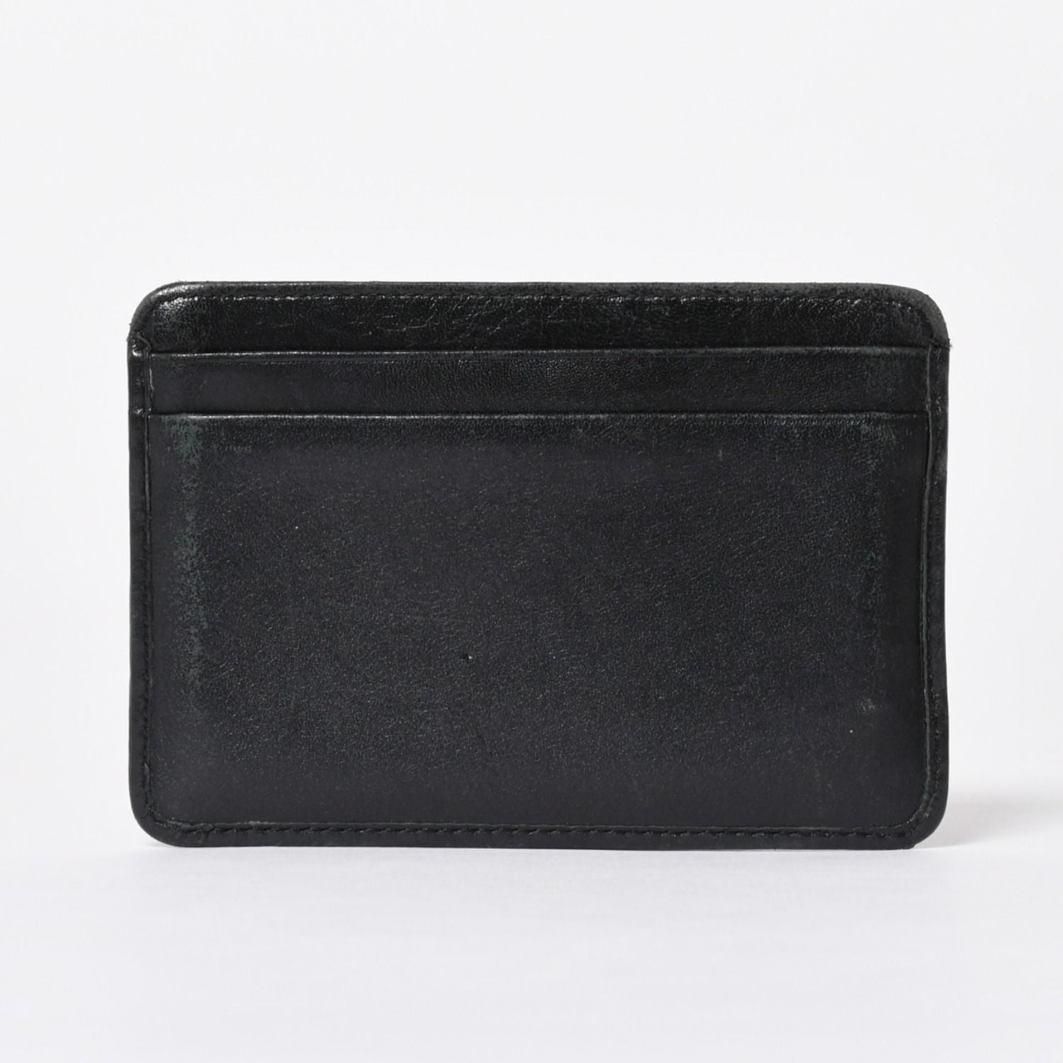 Chanel Cambon Line Card Case CC Logo Lambskin Black Pink — view 2