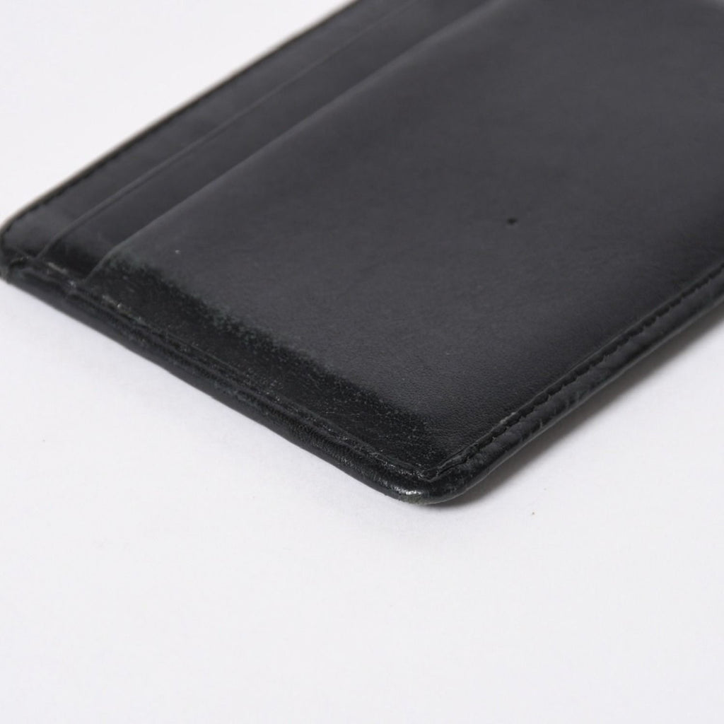 Chanel Cambon Line Card Case CC Logo Lambskin Black Pink — view 8
