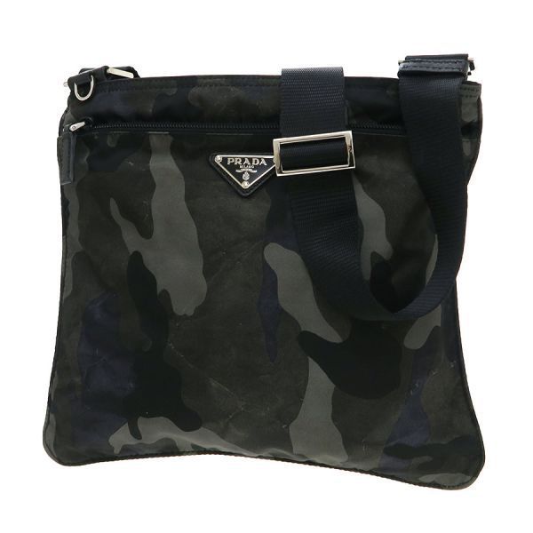 Prada Nylon Wallet Gray