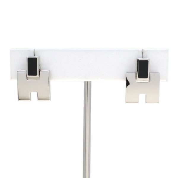 Hermes Irene Earrings Silver