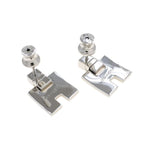 Hermes Irene Earrings Silver — view 4