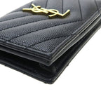 Saint Laurent Paris Monogram Business Card Case — view 8