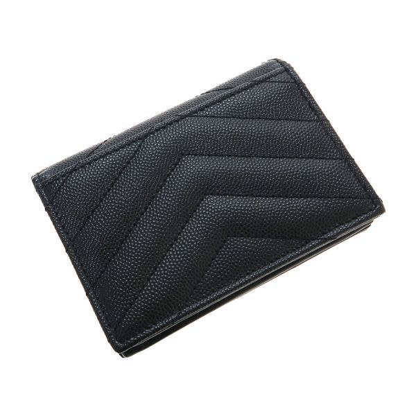 Saint Laurent Paris Monogram Business Card Case — view 3