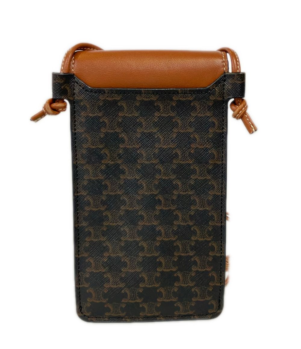 Celine Shoulder Bag Crossbody Phone Pouch Triomphe — view 2