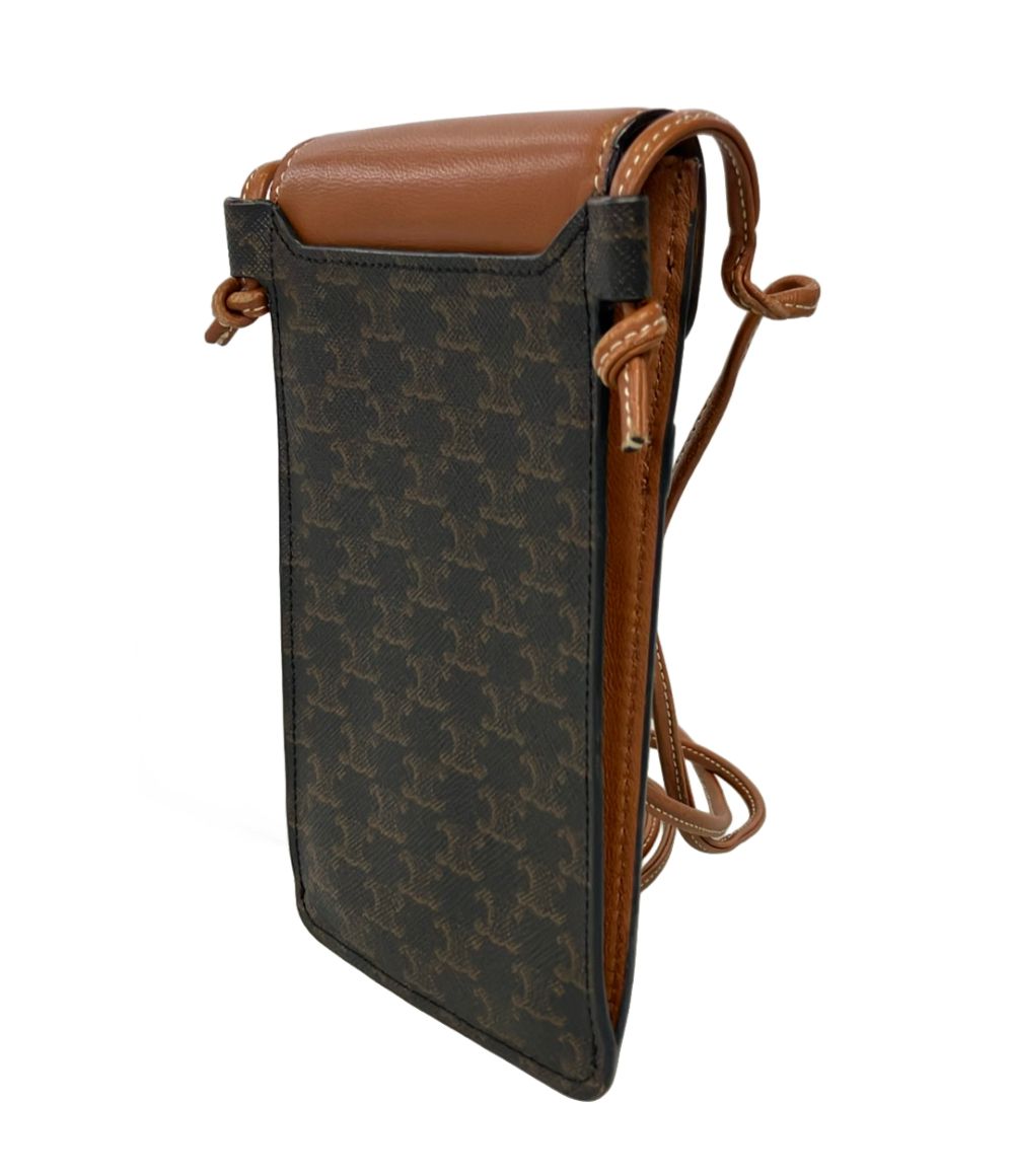 Celine Shoulder Bag Crossbody Phone Pouch Triomphe — view 3