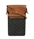 Celine Shoulder Bag Crossbody Phone Pouch Triomphe
