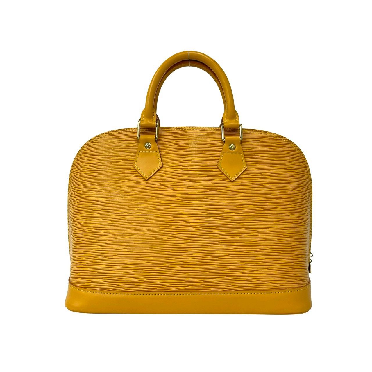Louis Vuitton Vintage Alma Epi Leather Boston Bag Tassili Yellow — view 3