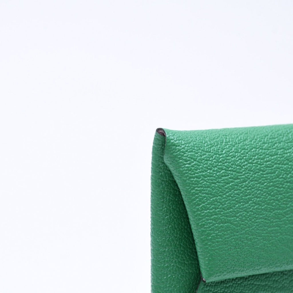 Hermes Wallet Coin Purse Bastia Azap Green — view 6