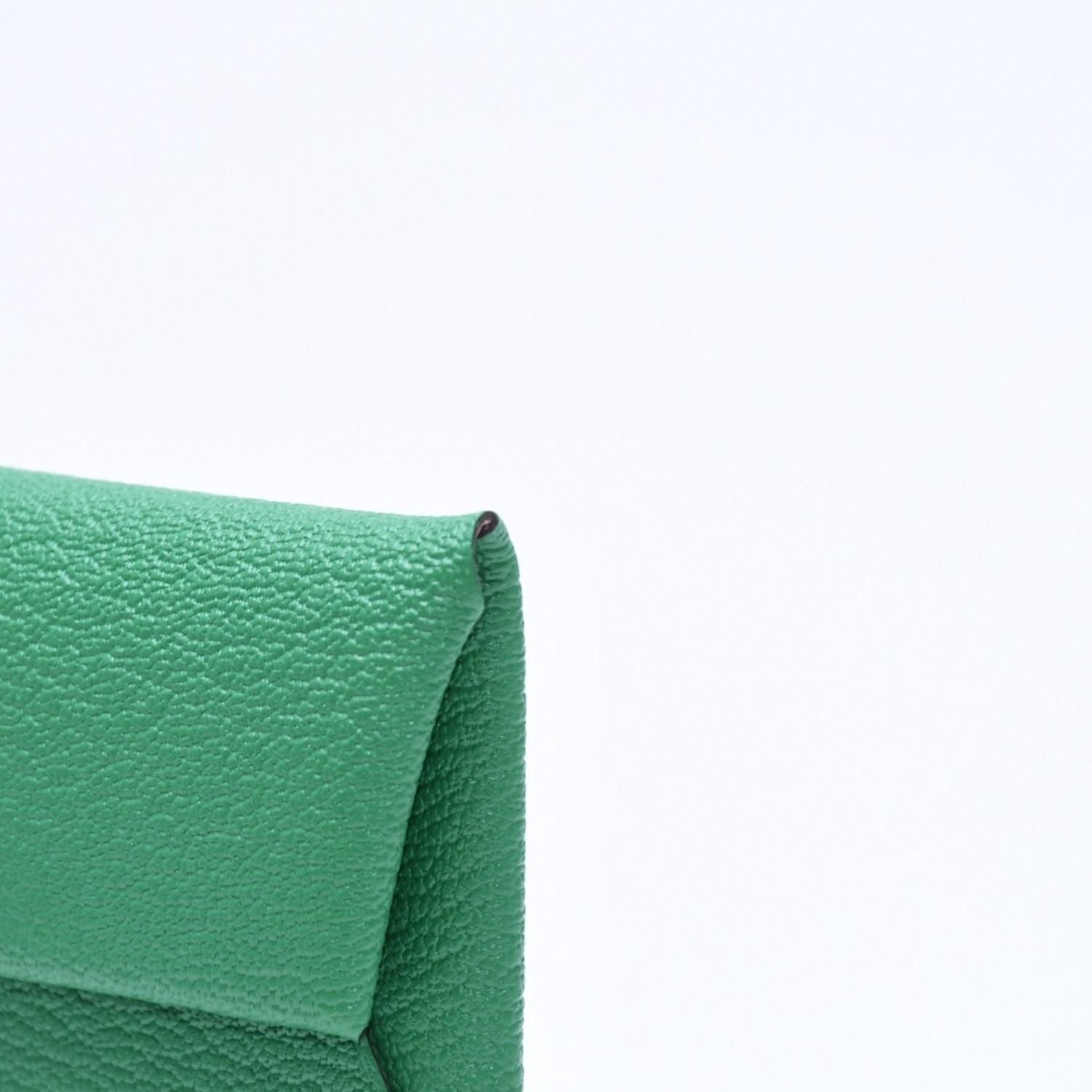 Hermes Wallet Coin Purse Bastia Azap Green — view 4