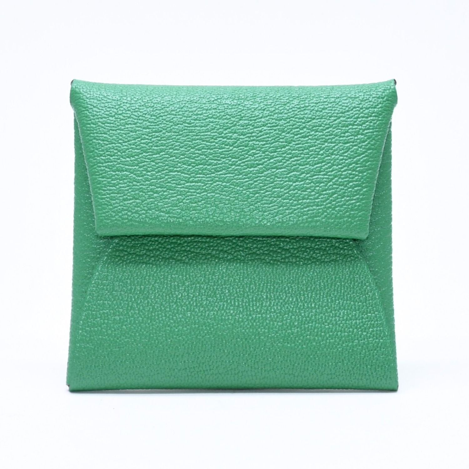 Hermes Wallet Coin Purse Bastia Azap Green — view 2