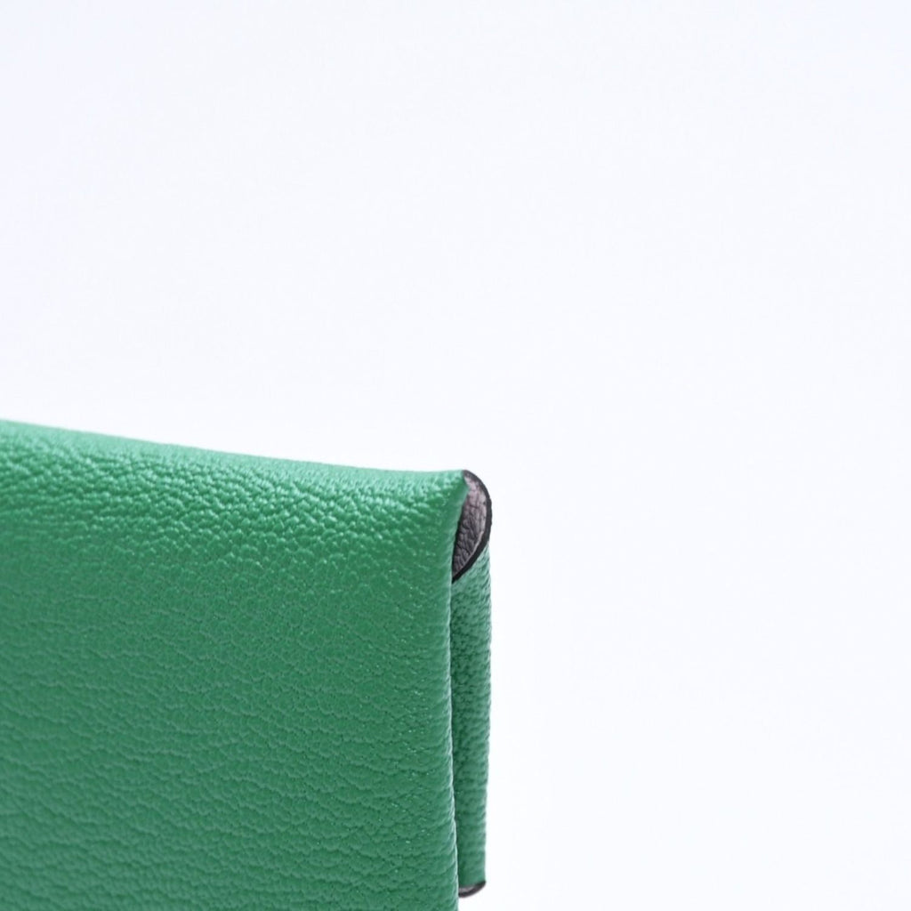 Hermes Wallet Coin Purse Bastia Azap Green — view 8