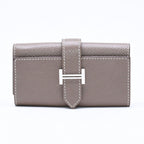 Hermes Key Case Bearn Etoupe Epsom Silver Veau Key Holder