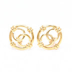 Chanel Earrings CC Logo 93 Gold