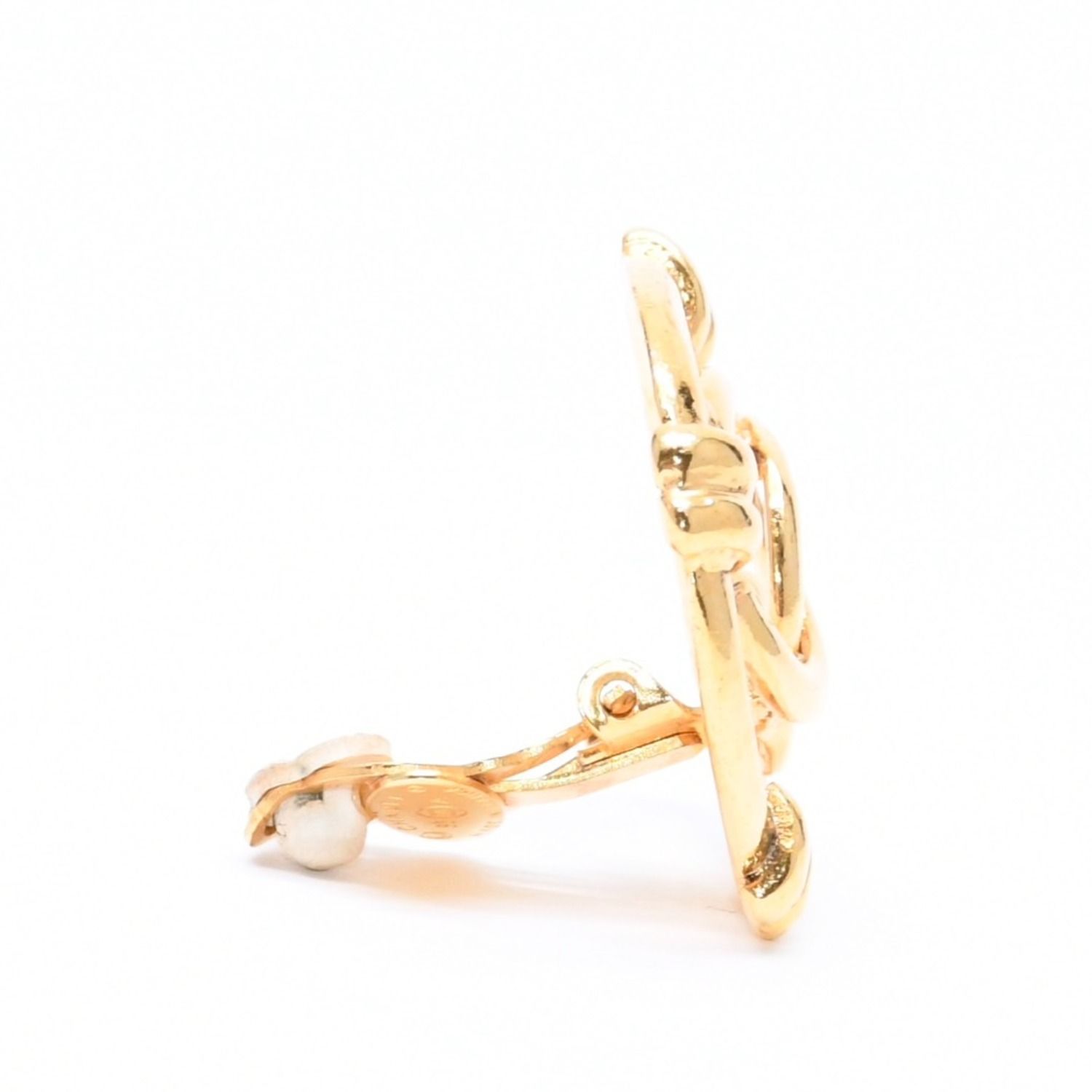Chanel Earrings CC Logo 93 Gold — view 4