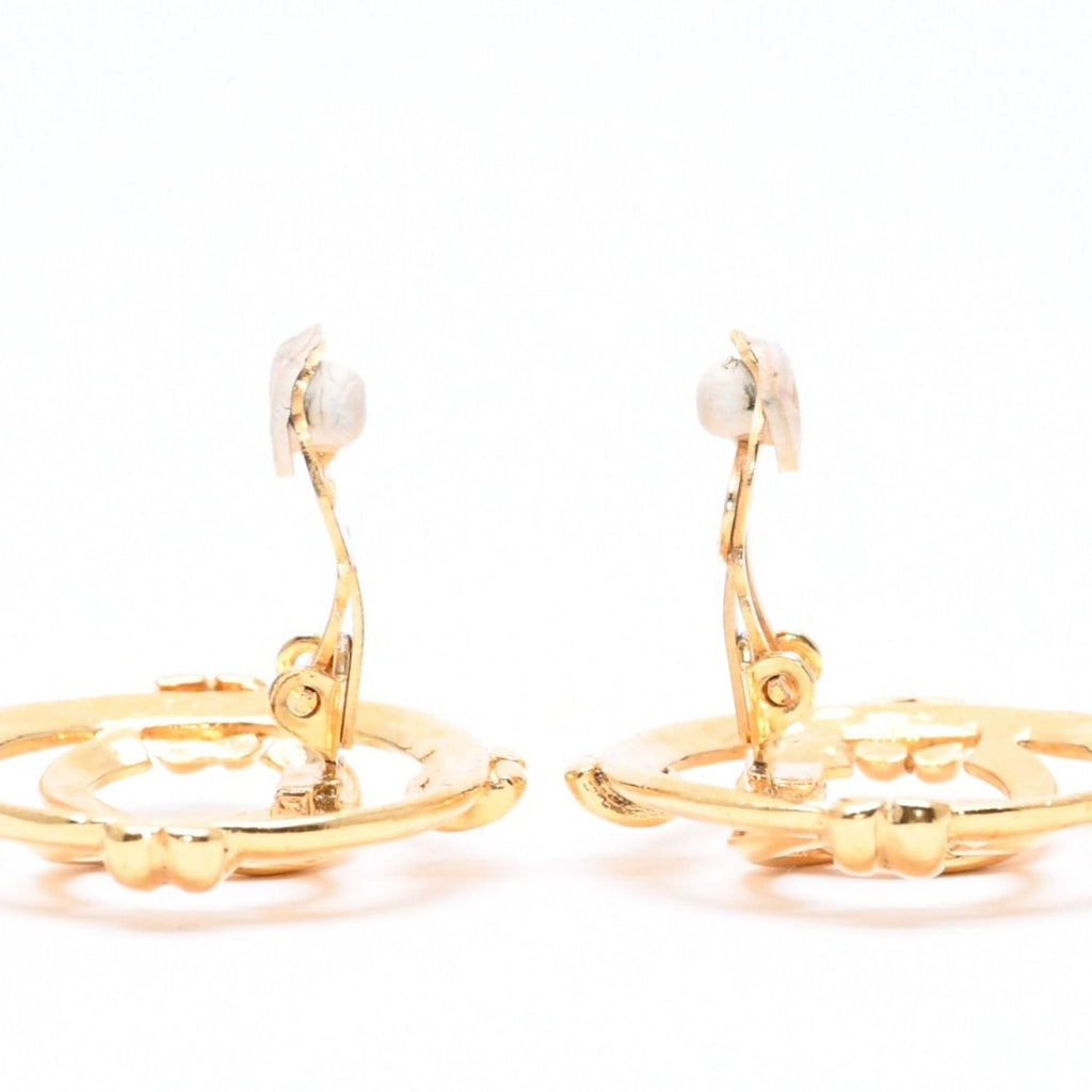 Chanel Earrings CC Logo 93 Gold — view 7