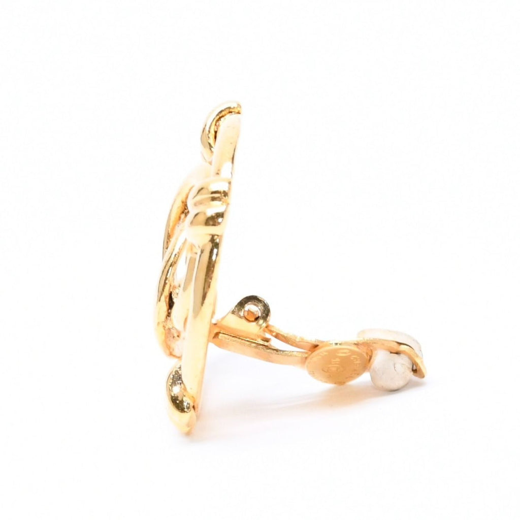 Chanel Earrings CC Logo 93 Gold — view 5