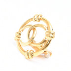 Chanel Earrings CC Logo 93 Gold — view 2
