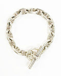 Hermes Chaine D'ancre MM 16 Links Silver Bracelet