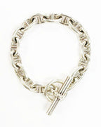 Hermes Chaine D'ancre MM 16 Links Silver Bracelet