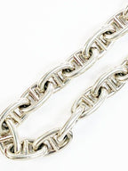 Hermes Chaine D'ancre MM 16 Links Silver Bracelet — view 3
