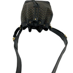 Celine Vintage Macadam Blason Pattern Leather Drawstring Shoulder Bag Pochette — view 4