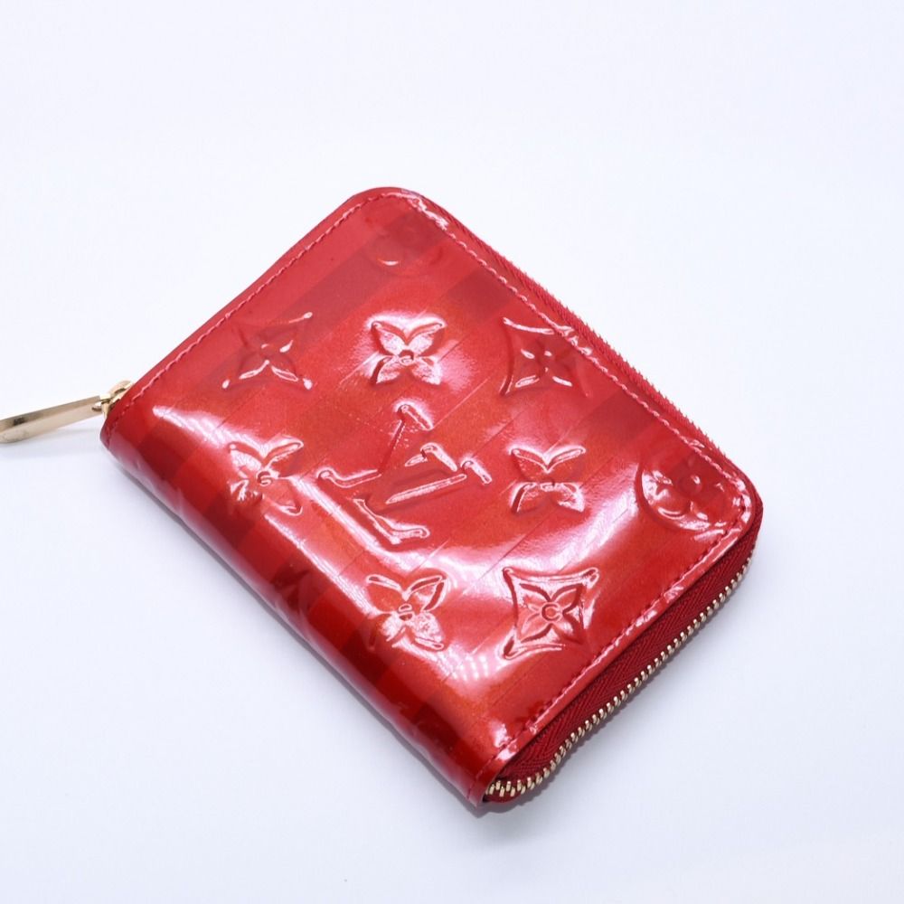 Louis Vuitton Wallet Monogram Vernis Zippy Coin Purse Pomme D'amour Gold — view 3