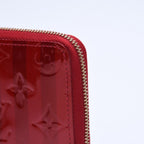 Louis Vuitton Wallet Monogram Vernis Zippy Coin Purse Pomme D'amour Gold — view 5