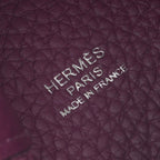 Hermes Picotin Lock PM 18 PM Tote Bag Taurillon Clemence Tosca Pink Silver — view 7