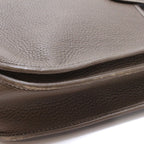 Hermes Evelyne III Trois PM Shoulder Bag Taurillon Clemence Etoupe Palladium — view 8