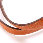 Hermes Double Sens 45 Reversible Tote Bag Taurillon Clemence Orange Gold — view 4