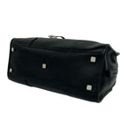 Loewe Amazona 28 Anagram Logo Leather Mini Boston Bag Tote Black — view 8