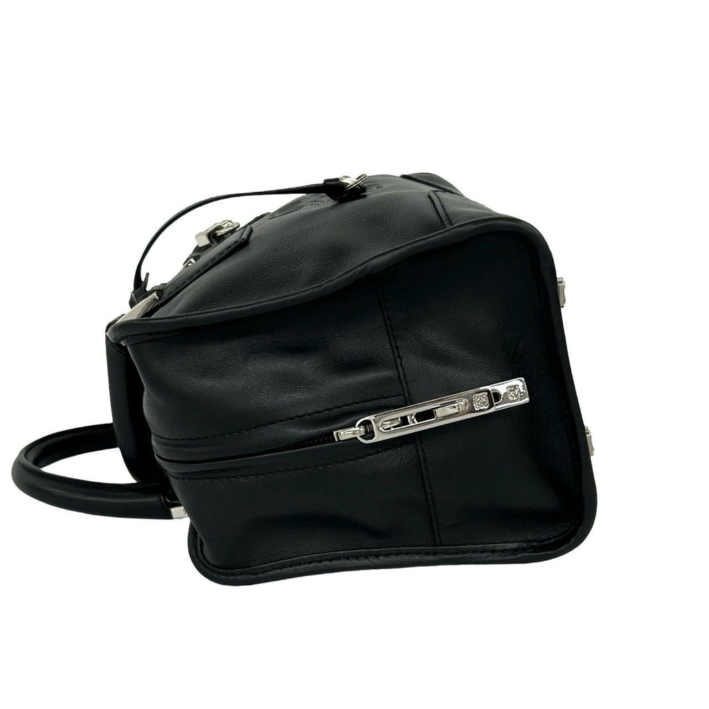 Loewe Amazona 28 Anagram Logo Leather Mini Boston Bag Tote Black — view 5